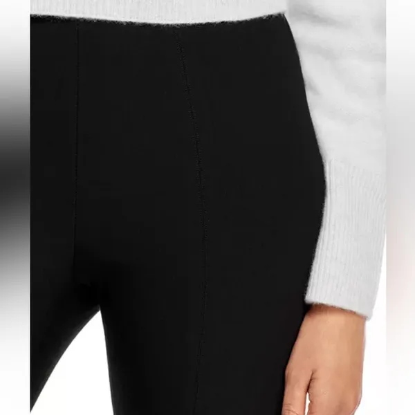 VINCE Stitch Front Seamed Pant in Black M Medium - Image 4