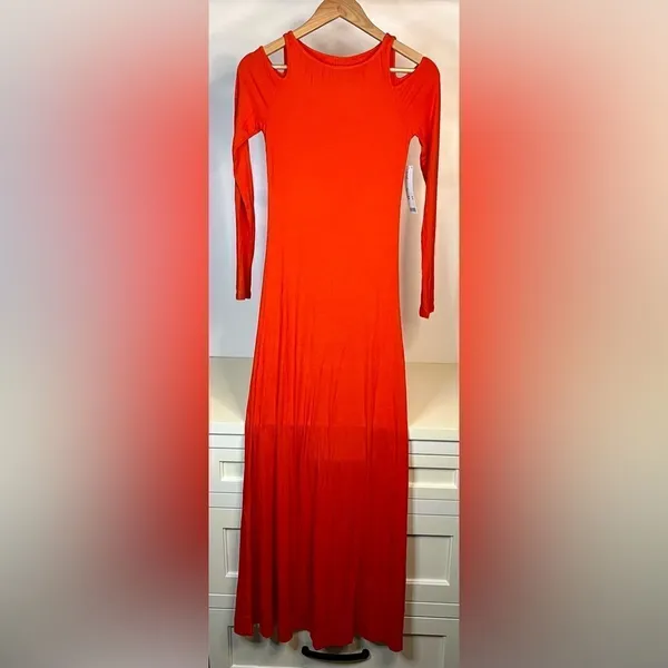 NWT- Urban Outfitters Silence + Noise Xandra Knit Cold Shoulder Maxi Dress - Med - Image 5