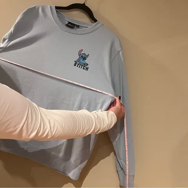 Disney Light Blue Stitch Crewneck - Image 6