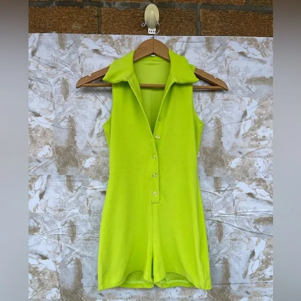 Frankies Bikinis Jane Terry playsuit romper XS - Image 4