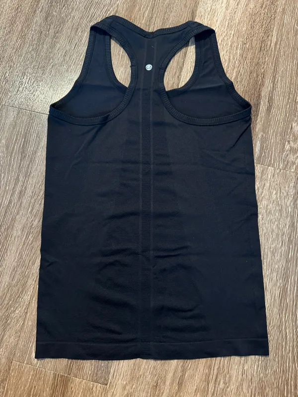 CRZ Yoga Racerback Black Tank Top - Image 2