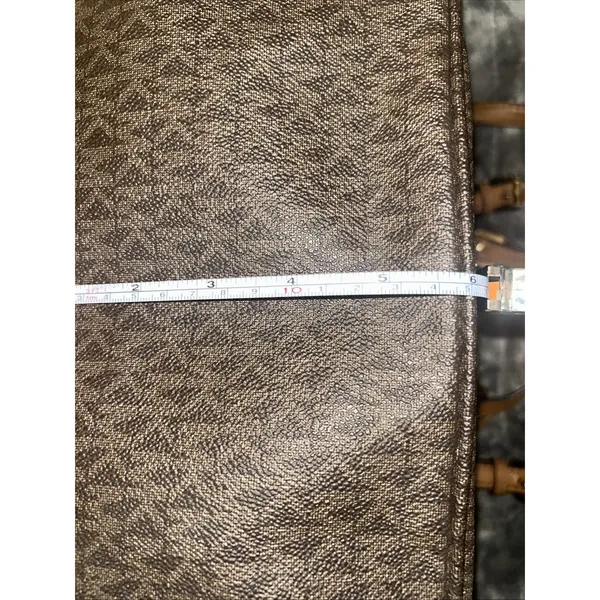 Michael Kors‎ Jet Set Travel Large Mk Signature Logo Tote Handbag Brown 30S11T4B - Image 15