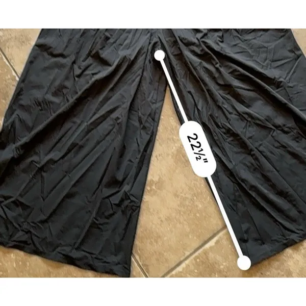 New Balance Well Being Culottes Black XL NWOT Wide Leg Athleisure Pants - Image 7