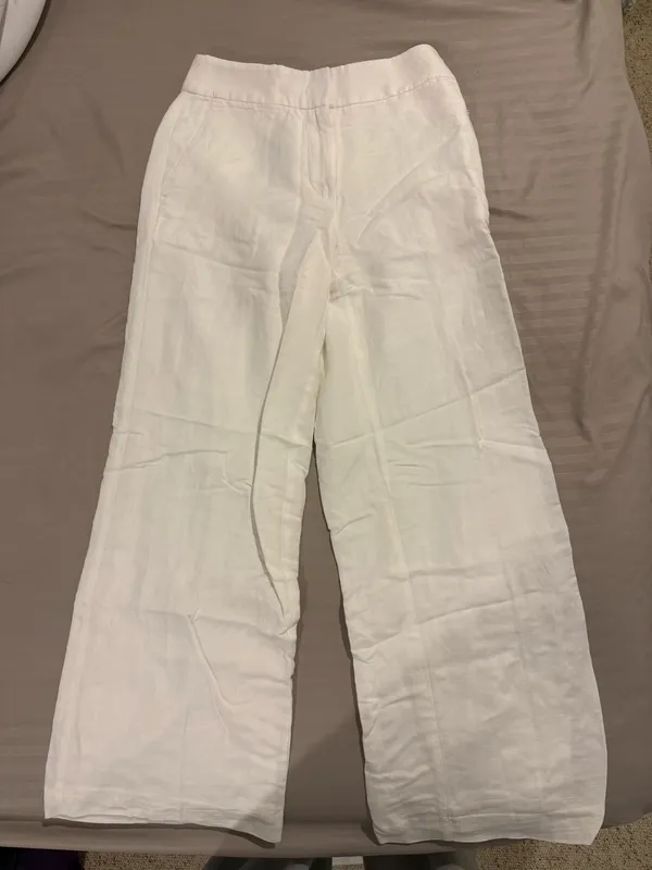 Loft Petite Clean Wide-Leg Pants - Image 2