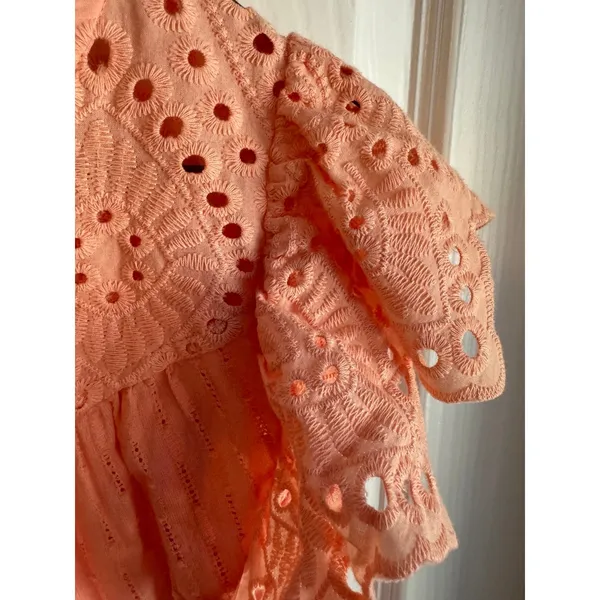 Ruffle Sleeve Top NWOT‎ Size 4 - Image 3