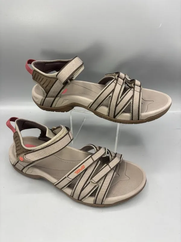 Teva Tirra Sandal Womens US 9 Beige Crazy Comfort Adventure Naturals 4266 - Image 2