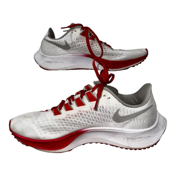 EUC NIKE Men’s Air Zoom Pegasus 37 Ohio State Buckeyes Running Shoe - US 8/EU 41 - Image 2