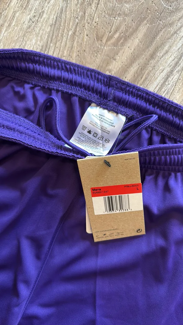 Men’s purple Nike shorts  - Image 2