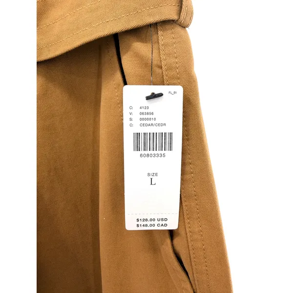 Anthropologie Jessy‎ B Cedar Brown Paperbag Waist Cargo Pants Large NWT Casual - Image 4