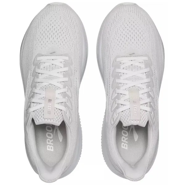 Brooks Women's Ghost 17 Running Shoes White White Grey Size 9.5 NWB - Image 2