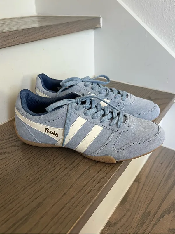 Gola Suede Chase Sneakers in Blue Air / Off White / Moonlight / Gum NWOB - Image 3
