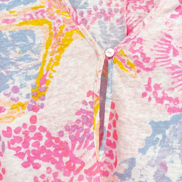 Lilly Pulitzer Womens Balleta Linen Starfish Coral Print Beach Coverup Size M - Image 6