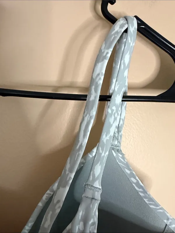 Avia Light Gray Printed Sports Bralette - Image 5