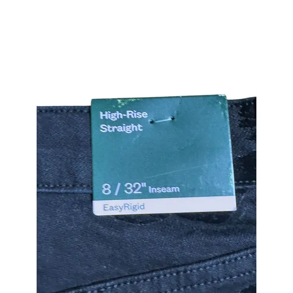 Wild Fable Womens High-Rise Straight Jeans Floral Print Size 8 / 32" Inseam - Image 8