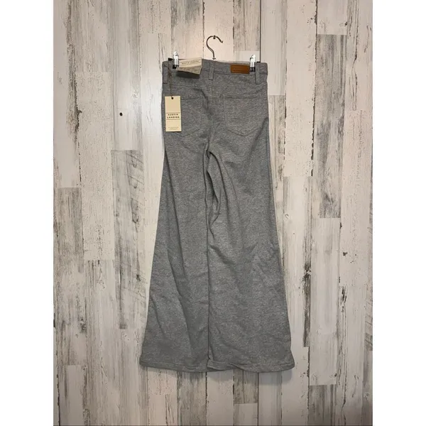 Austin Landing Women’s Size 0 Wide Leg Athletic Jeans Blue Gray Stripe Denim - Image 7