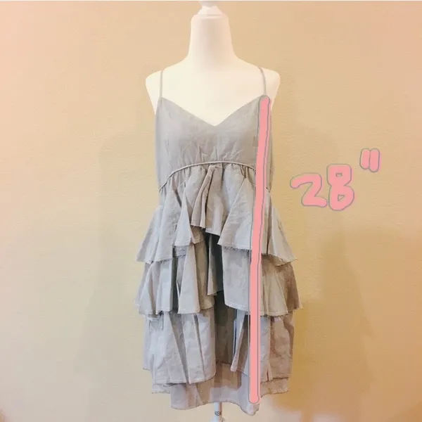 BCBG BCBGenration ruffle layer summer slip dress - Image 7