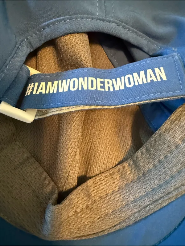 Wonder Woman Blue Logo Baseball Cap - Image 3