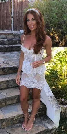 Revolve v chapman poppy lace mini dress in white. Size XS. - Image 8
