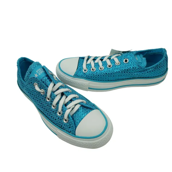 Converse Chuck Taylor Specialty Oxford Sneakers 519227F‎ Blue US 7 Comfort Shoes - Image 3