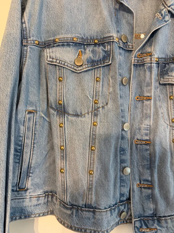Universal Threads Studded Denim Jacket - Image 6