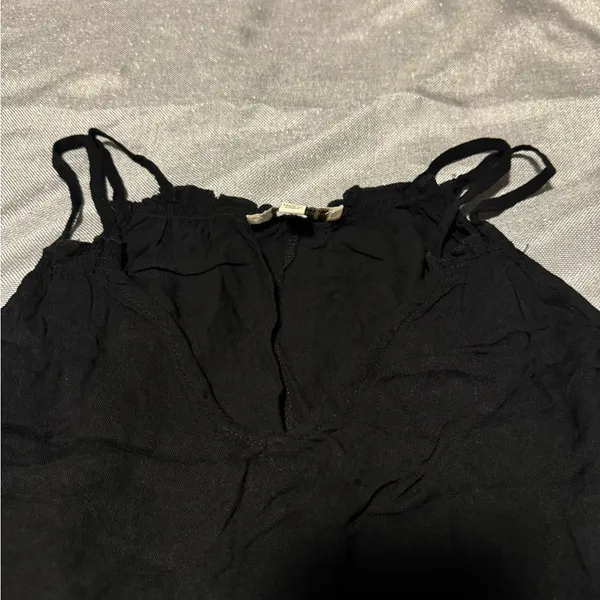 Umgee Black Strappy Shirt - Image 2
