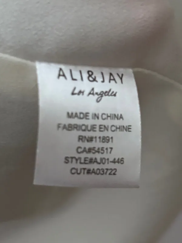 Ali & Jay Floral Print Tiered Bodice Halter Dress S Chiffon Layered Gray Pink - Image 11