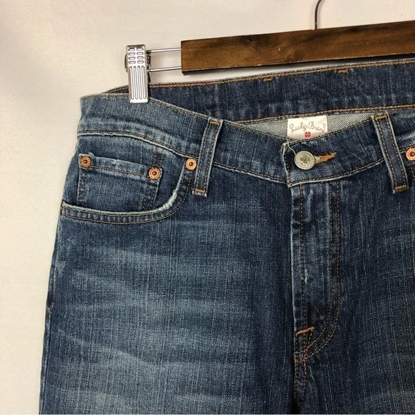 Lucky Brand Dark Wash Rider Fit Relaxed‎ Jeans 14 - Image 3