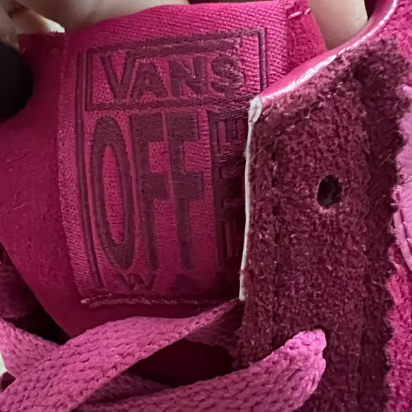Vans Women's Color Pop Suede Raspberry Sneakers Size 8.5 New Sold Out Color! - Image 8