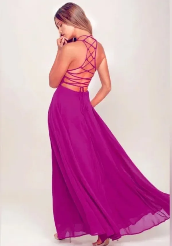 Lulus Pink Maxi Dress - Image 2