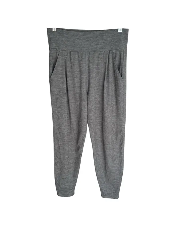 Vuori - Lux Harem Pants Gray High Rise Tapered Athleisure Yoga Sz M - Image 2