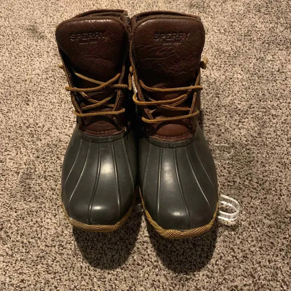 Sperry Boots Saltwater Duck‎ Boot Brown Leather - size 7 - Image 4