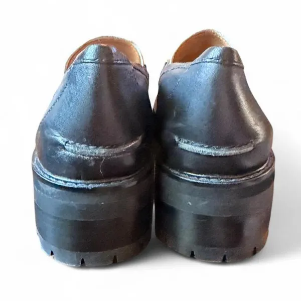 Sam Edelman Black White Leather Horsebit Lug Sole Loafers Women’s 8 EU 38 - Image 7