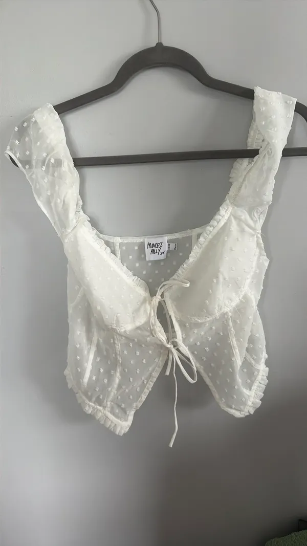 Princess Polly Top White - Image 2
