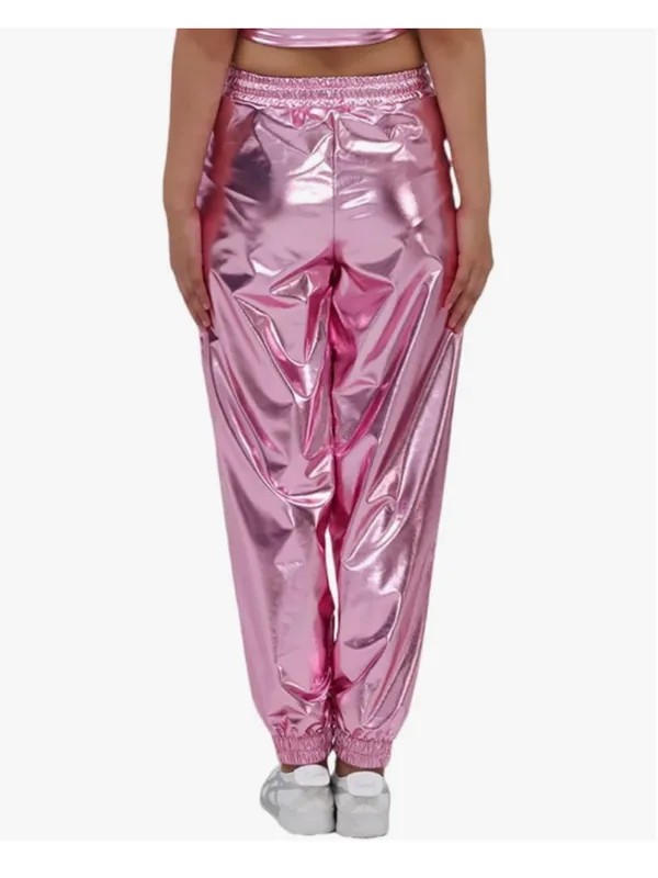 NEW Holographic Disco 80’s Hip Hop Pants M - Image 2