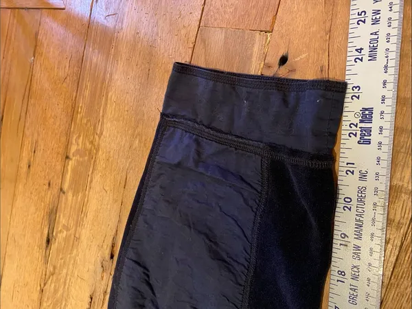 Free People Movement Let It Go Velour Joggers Blue Stretch Pants Medium - Image 7
