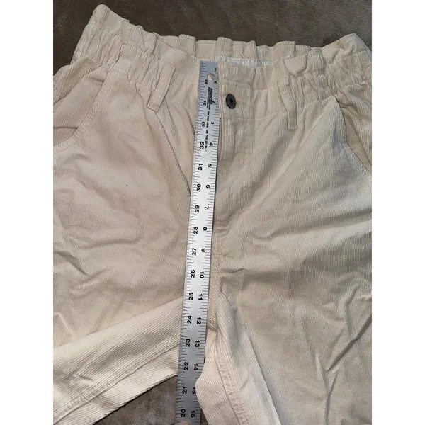 American Eagle Women's Real Good Stretch‎ Baggy Corduroy Cargo Pants Size 8 - Image 8