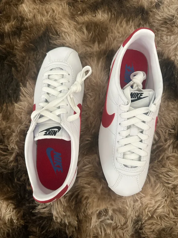 Nike classic cortez leather trainer - Image 4