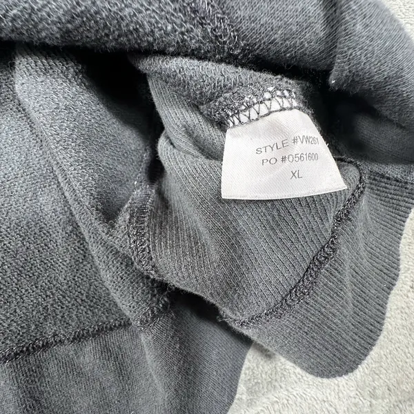 Vuori Women's XL Halo Essential Hoodie Gray Black Charcoal Cropped Lounge Yoga - Image 4