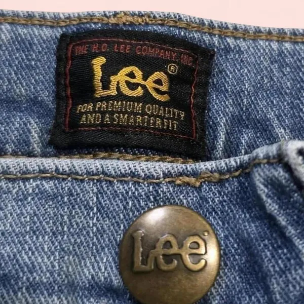 Women's Vintage Lee Y2K Flare Jeans Medium Wash 6 Medium - Image 2