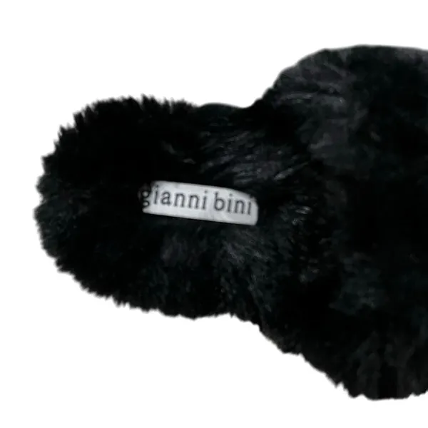 Gianni Bini Faux‎ Fur Size US 9 slippers house shoes fuzzy plaid buffalo plaid - Image 6