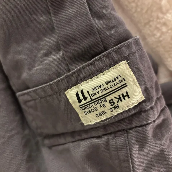 SheIn Women's Grey cargo pants with drawstring - Image 3