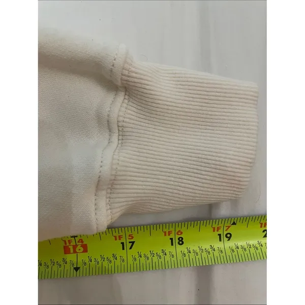 The North Face Half Dome Hoodie Women's M Cream Ivory Logo Pullover Sweatshirt - Image 7