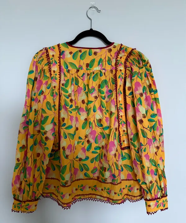 Farm Rio Cashew Blouse S - Image 5