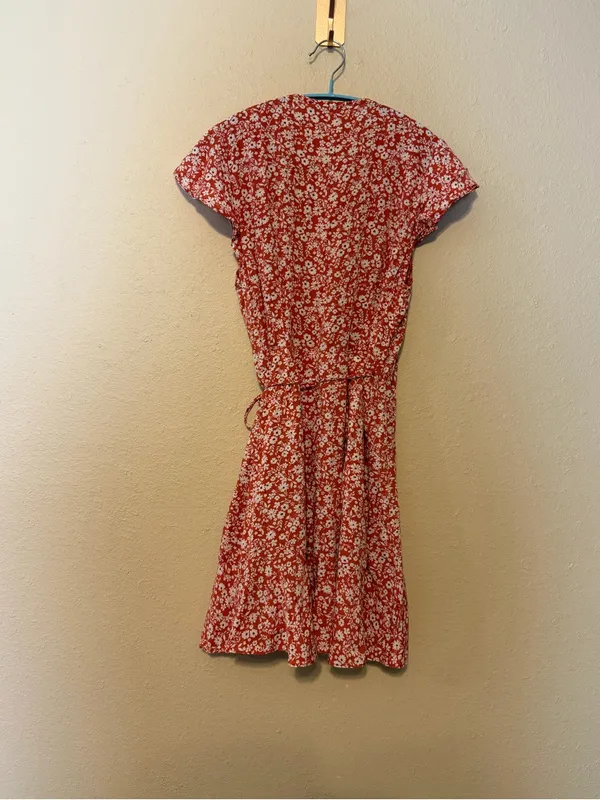Abercrombie and Fitch floral wrapped mini dress Size‎ Small - Image 7