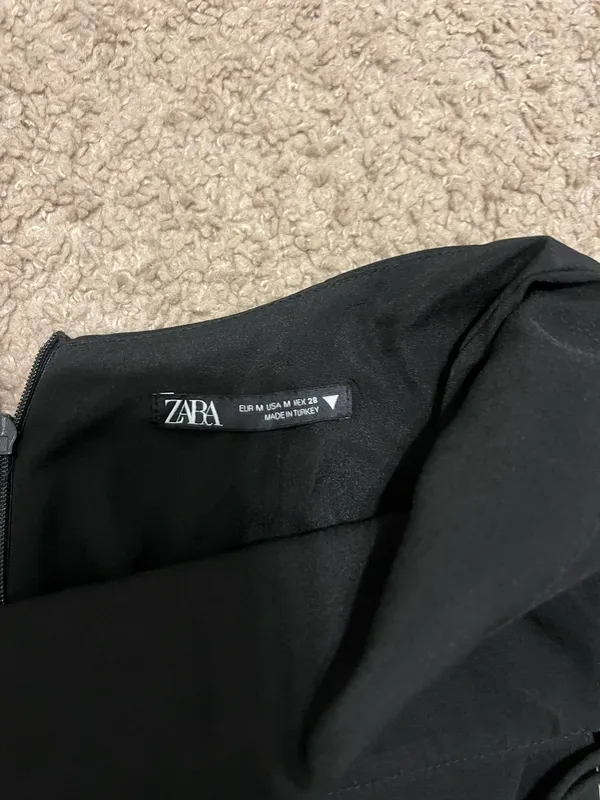 ZARA Black Mini Dress - Image 2