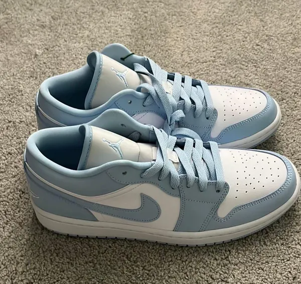 Jordan 1 Low White Ice Blue - Image 2