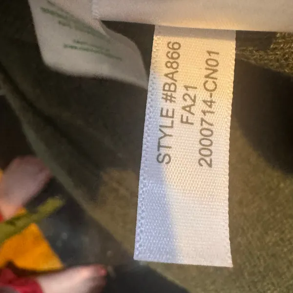 J.Crew Re-Imagined Open Front Cardigan Sweater Small Olive Green 100% Cotton - Image 11