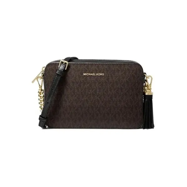 ✨MICHAEL KORS Ginny Brown Black logoed Crossbody Bag✨ - Image 2