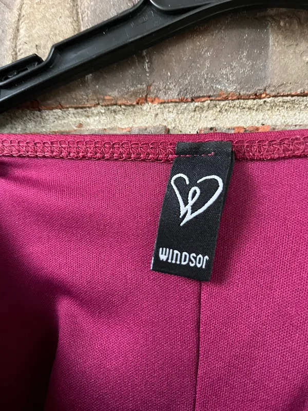 Windsor Deep Red Homecoming Dress - Image 3