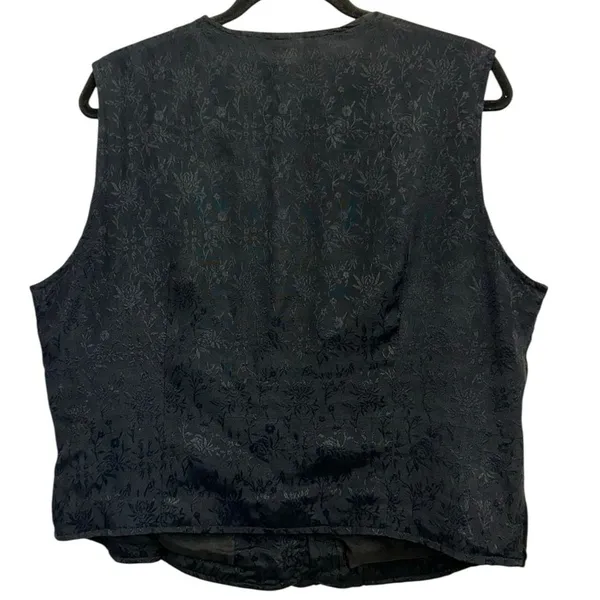 White Stag‎ Vintage Patchwork Embroidered Vest Boho Cottagecore Large - Image 2